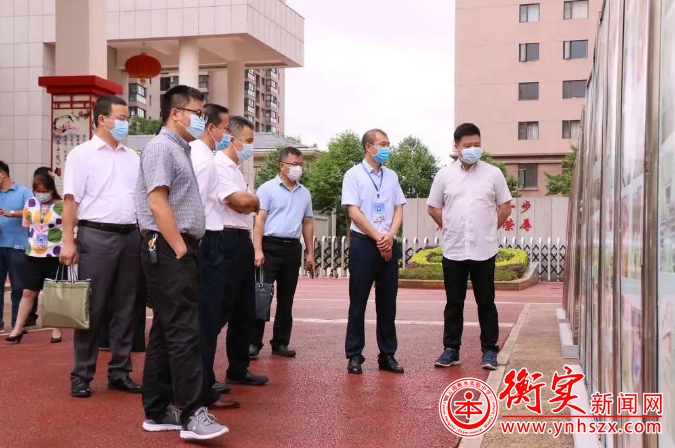 广东省江门市教育局领导一行到云南衡水实验中学西山学校考察交流