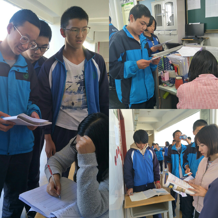 云南衡实师生争分夺秒备战中考