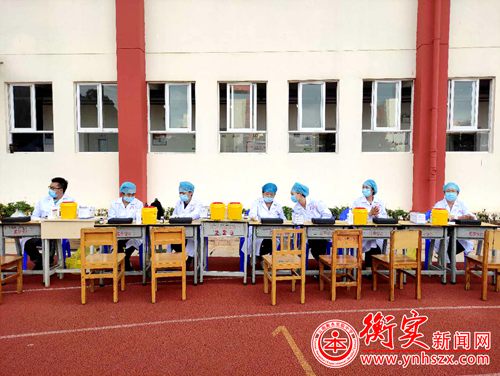 衡实呈贡|守护学生健康——我校组织全体学生体检