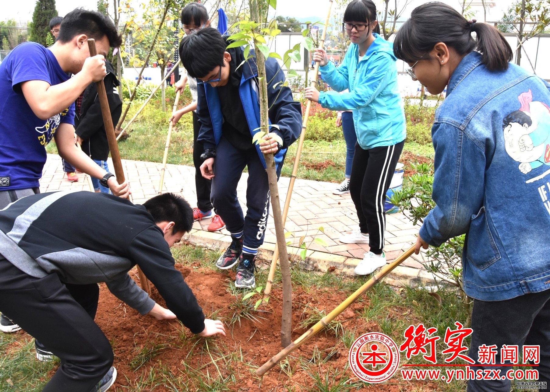 热烈祝贺云南衡水实验中学宜良校区被评为昆明市园林单位