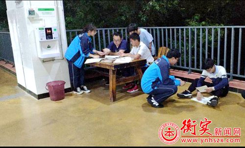 衡实呈贡|备战市统测，高一、高二师生同心攻无不克