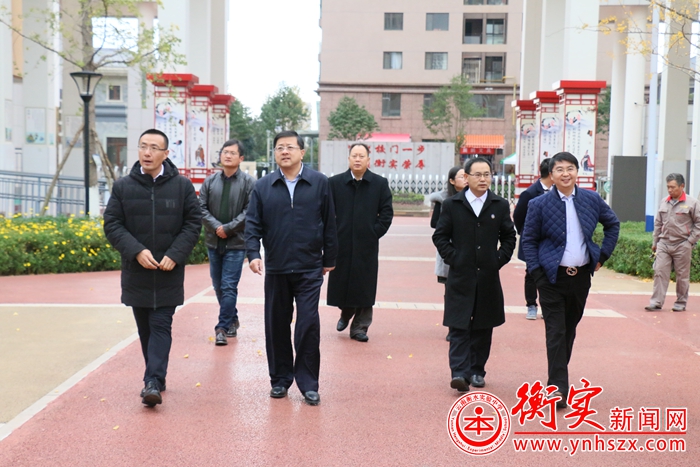 民革中央《团结报》报社一行到云南衡水实验中学西山校区参观交流