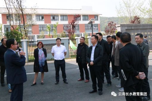 四川会理县县委常委、宣传部长李美桦一行莅临长水教育集团参观交流