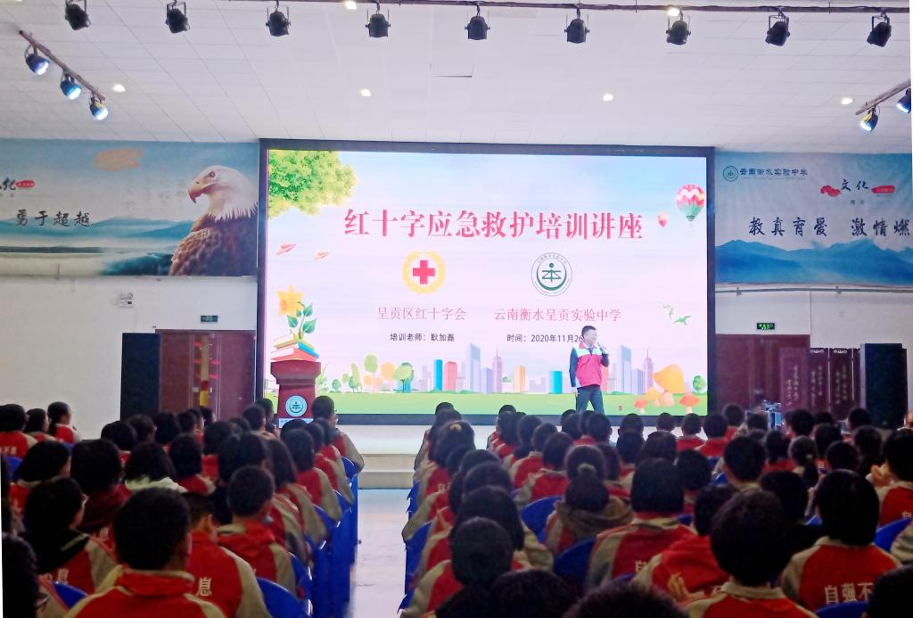 衡实呈贡|守护未来，“救”在校园——我校开展红十字应急救护培训活动