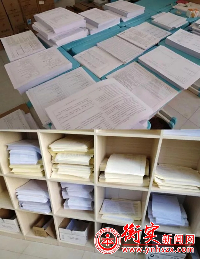 白白的试卷 伤痕累累的手