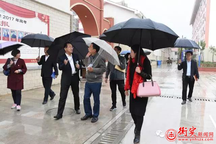 市委考评验收组到云南衡水实验中学宜良校区进行党建项目验收
