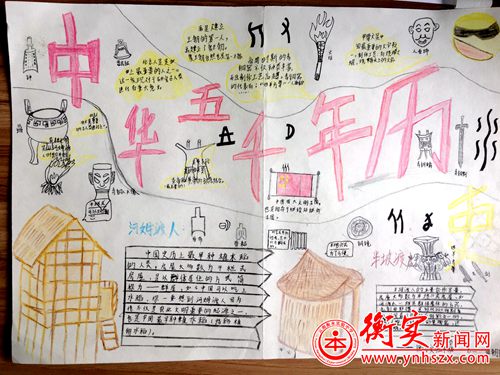 衡实呈贡|讲述中国古代历史故事---记初一年级手抄报评选活动
